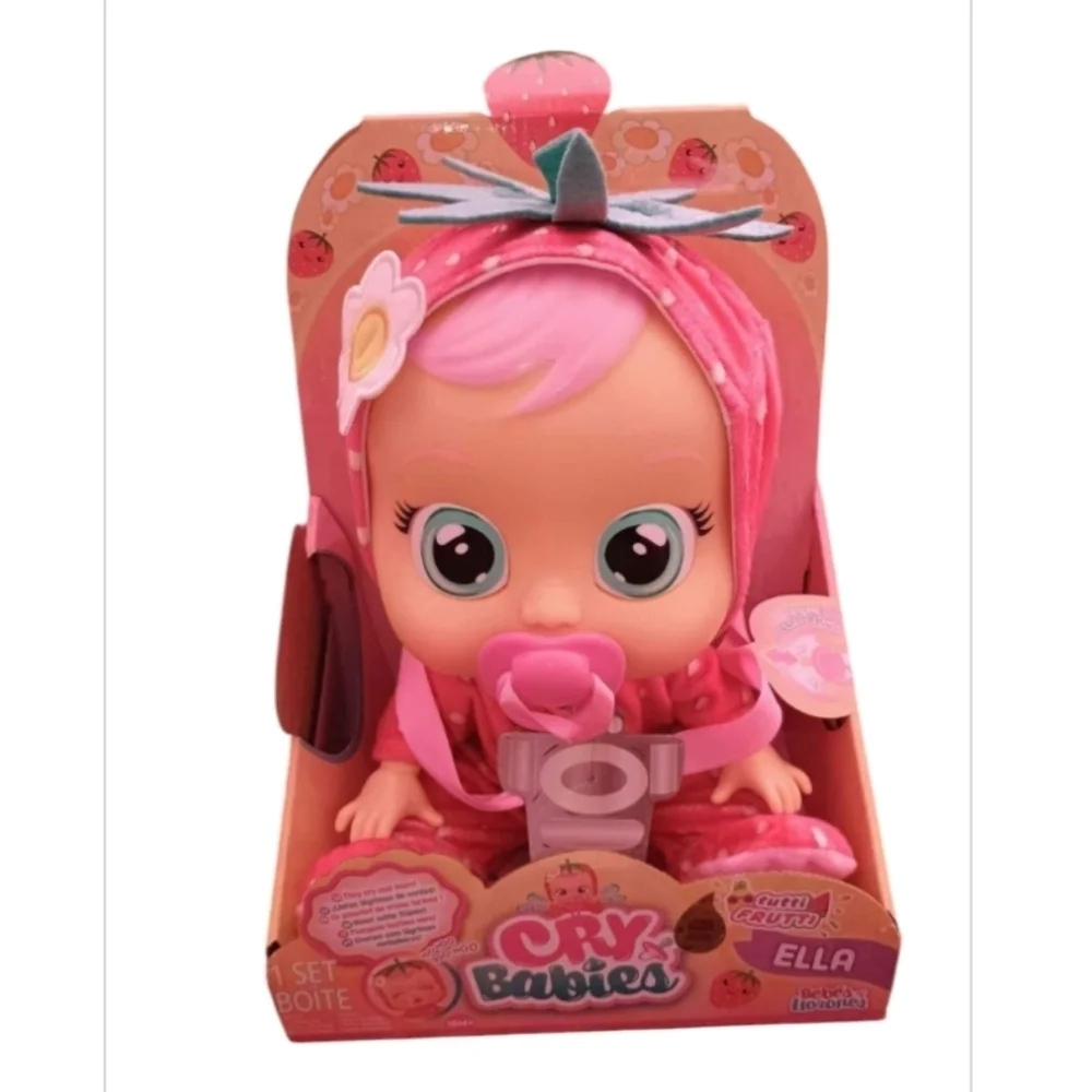 Cry Babies Ella Tutti Frutti Strawberry Doll